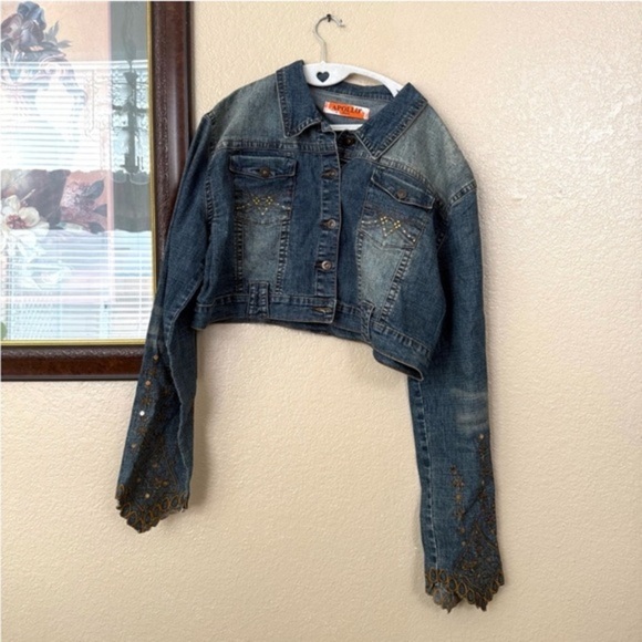 Vintage Jackets & Blazers - Vintage Apollo Jean Jacket Size 2XLarge